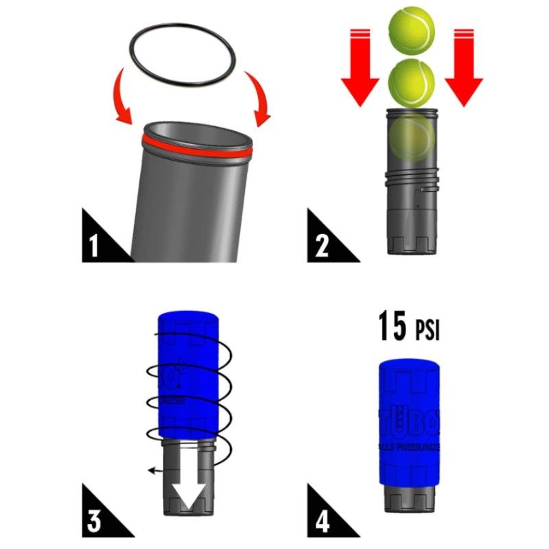 PRESSURISATEUR TUBOPLUS X3 bleu