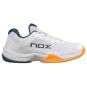 CHAUSSURES DE PADEL NOX ML10 HEXA blanc/abricot 2024/25