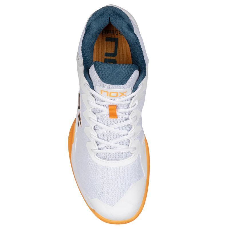 CHAUSSURES DE PADEL NOX ML10 HEXA blanc/abricot 2024/25