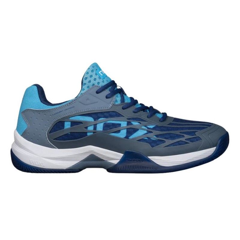 CHAUSSURES DE PADEL NOX AT10 LUX gris/bleu