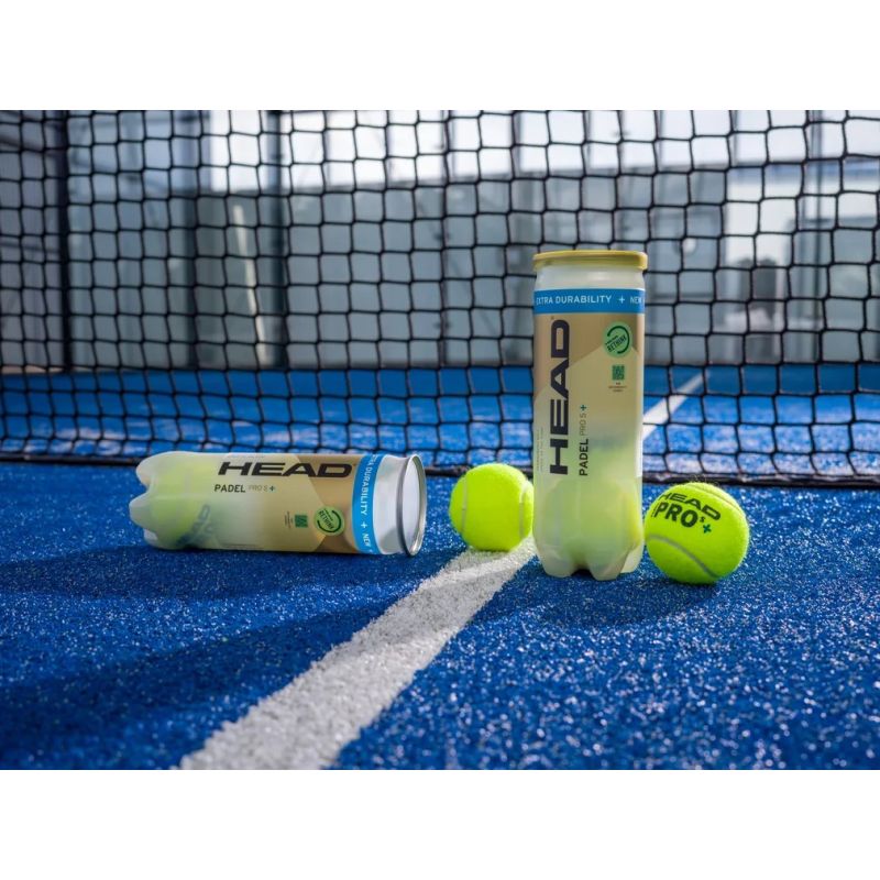 TUBE DE BALLES HEAD PADEL PRO S+